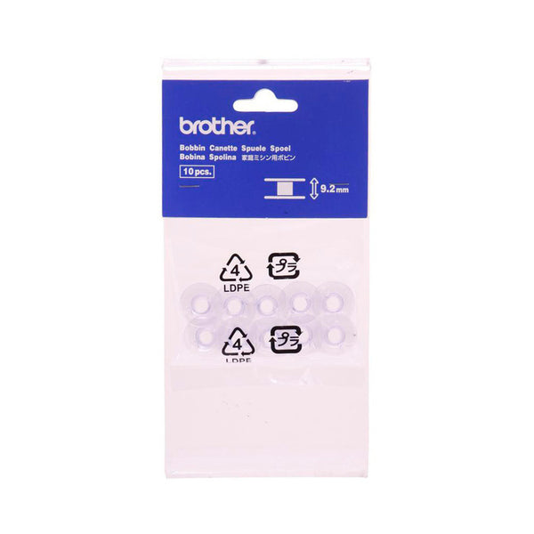 Brother Domestic Machine Bobbins (Older Machine Models) 9.2mm - 10 Pac