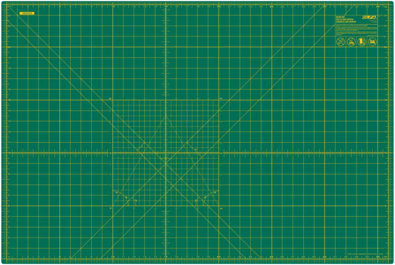 Olfa Extra Thick Large Cutting Mat - 24 x 36" (A1) - Imperial & Metric Grid