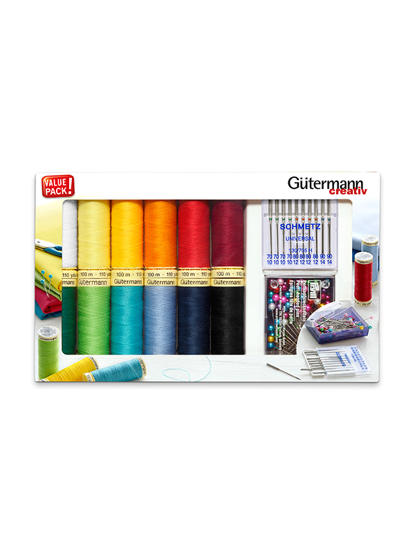 Gutermann Thread Sewing Set - With Pins & Needles!