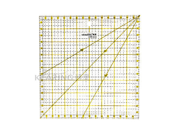 Acrylic Quilting Ruler Metric - 16 x 16cm