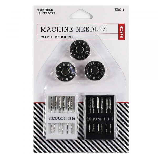 Sewing Machine Needles and Bobbins Pack