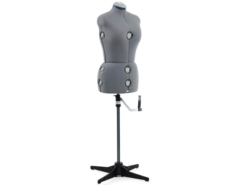 SINGER Adjustable Dress Form / Mannequin GREY - Medium - Large (Sizes 16 - 22)