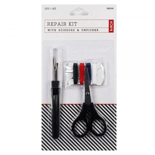 Repair Kit - With Scissors & Unpicker