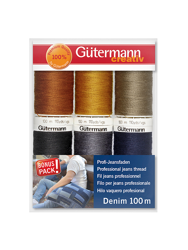 Gutermann Denim & Jeans Thread Sewing Set