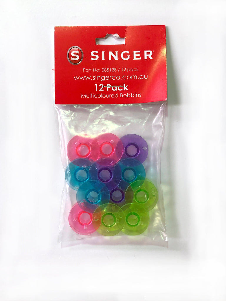 Singer Class 15 Domestic Sewing Machine Bobbins - 12 Pack Assorted Assorted