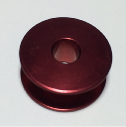 RED Aluminium Plain sewer Bobbin