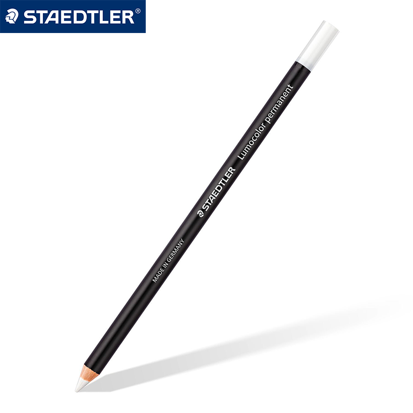 Staedtler Lumocolor® Chinagraph Permanent Omnichrom - Leather, Wood, Vinyl, etc White