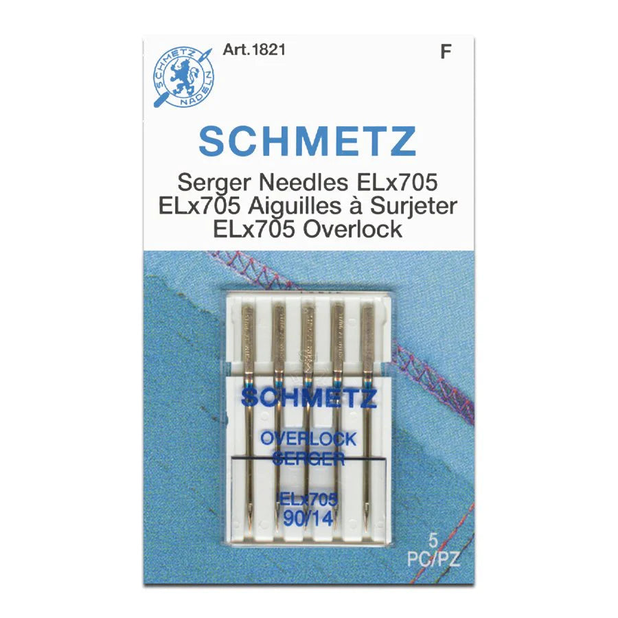 Schmetz Domestic Overlocker Serger Needles 14/90 14/90