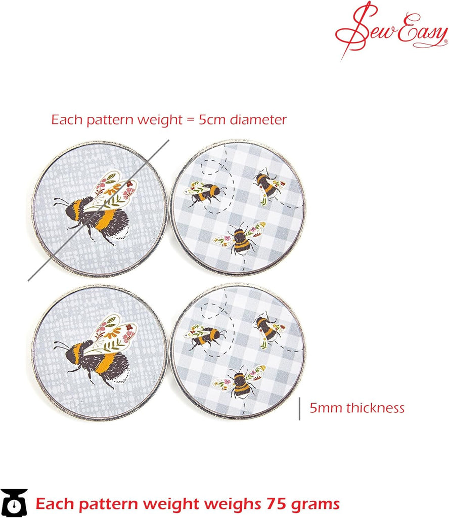 Fabric Pattern Weights 2pcs by Sew Easy - Bee Design