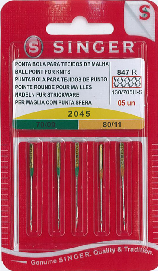 Singer Knit Fabric Needles Assorted 14/90