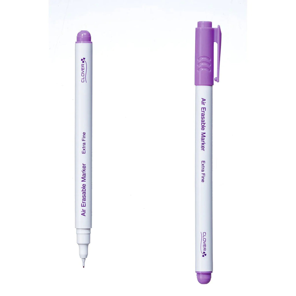 Clover Air Erasable Marker (Extra Fine Tip) Purple