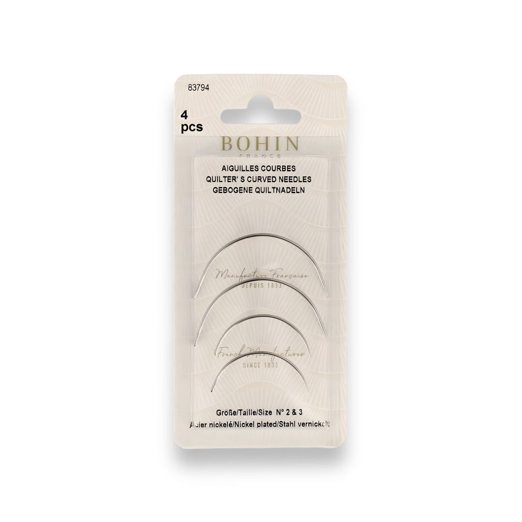 Bohin Curved Hand Needles - No. 2 & 3