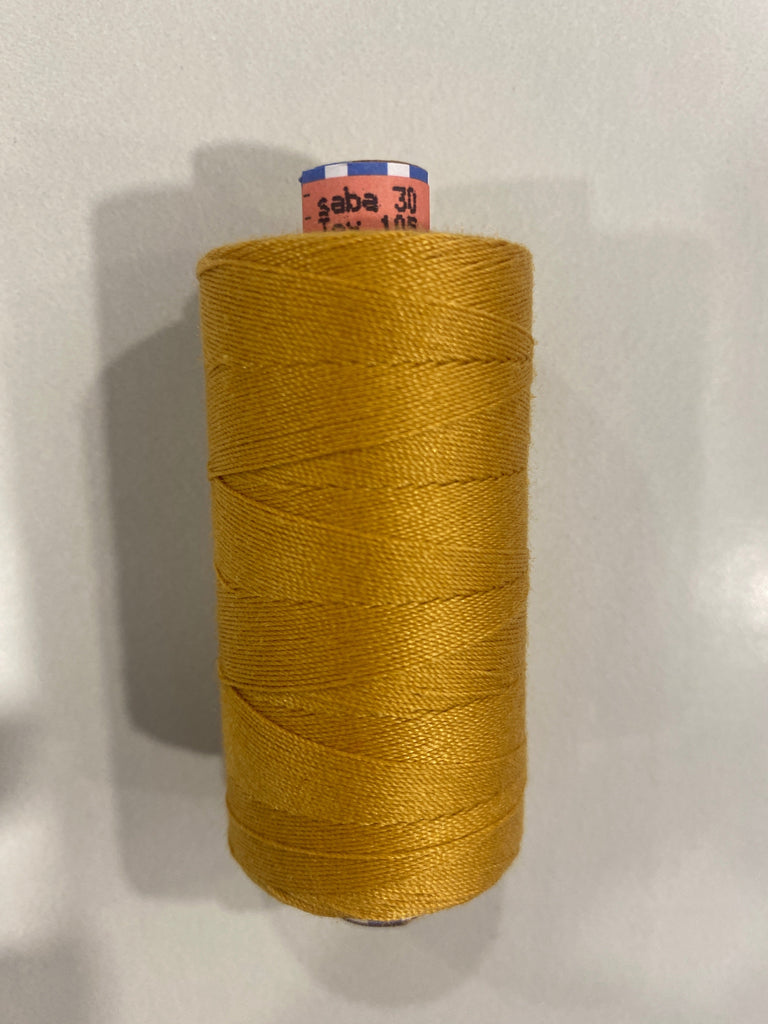 Amann SabaC Domestic Machine Jeans Thread - 300m Yellow - 0121