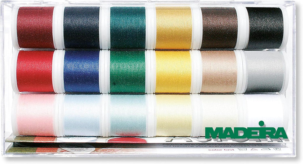 Madeira Aerofil Sewing Thread Set - 18 Colours