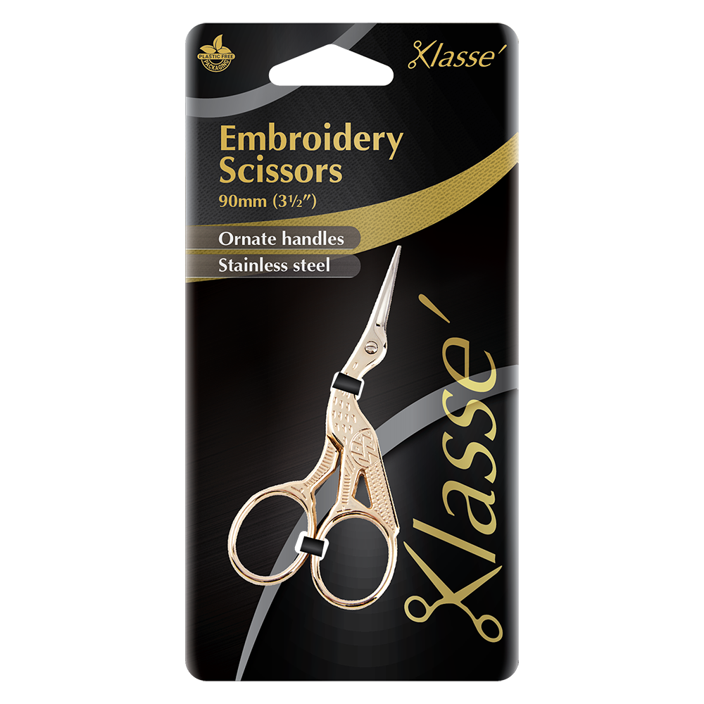 Klasse Stork Embroidery Scissors 3.5" (90mm)