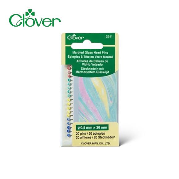 Clover Heat Resistant Glass Head Pins