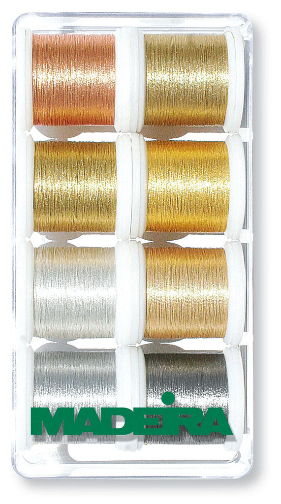 Madeira Heavy Metal 30 Embroidery Thread - 8 Colour Set