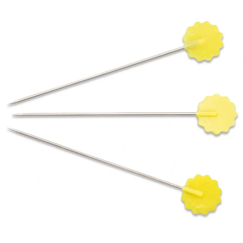 Prym Flat Head Quilting Pins - Flower Pattern