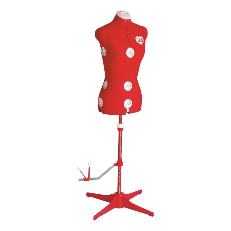 SINGER Adjustable Dress Form Mannequin SMALL (Red)