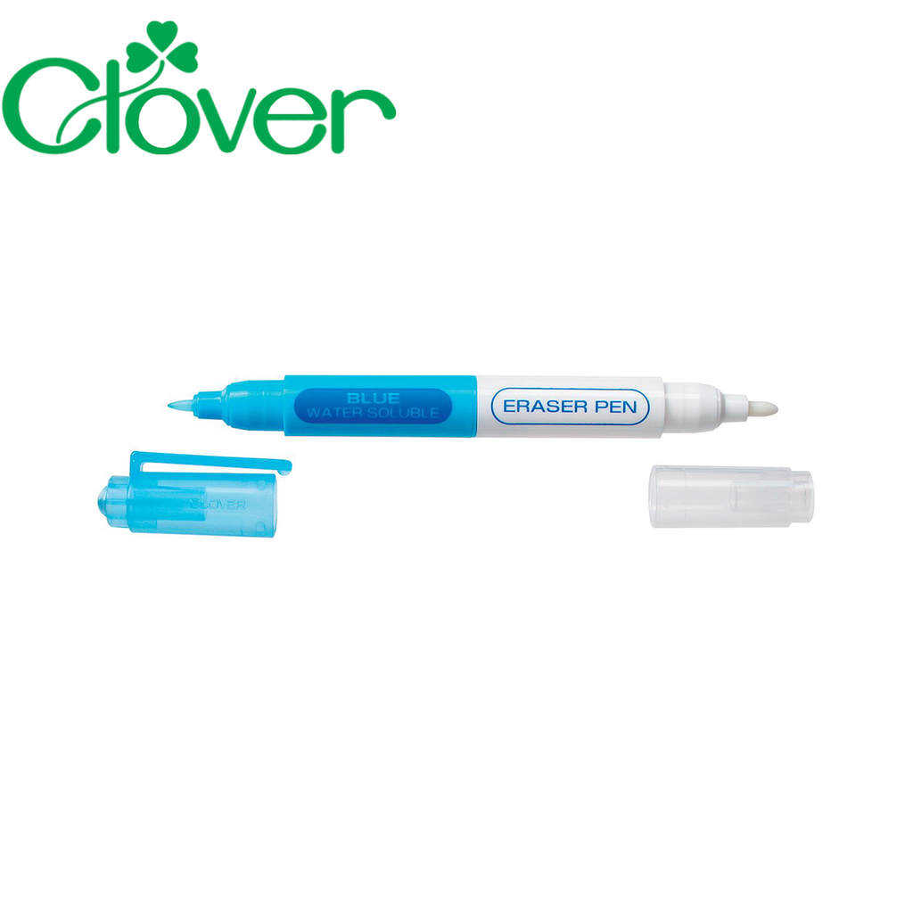 Clover Chacopen Blue with Eraser - Water Erasable!