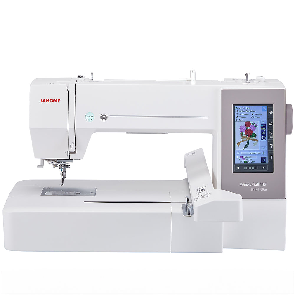 Janome Memory Craft 550E Limited Edition Advanced Embroidery Machine