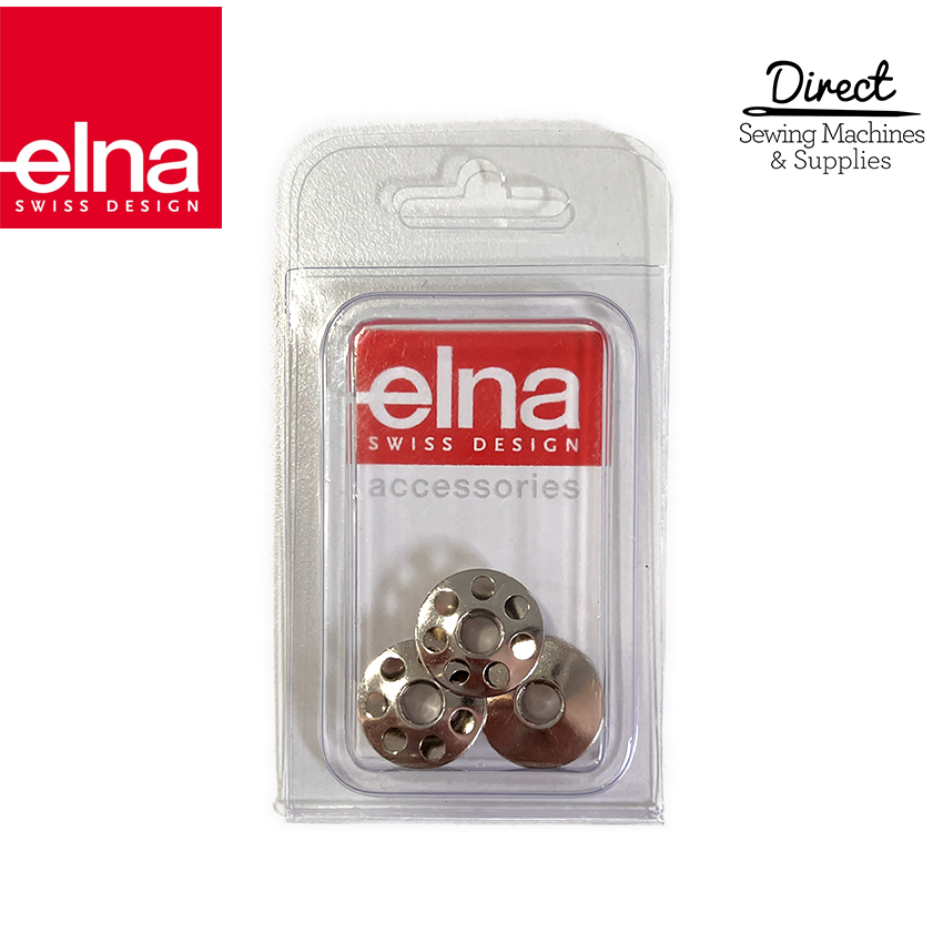 Elna Metal Bobbins Pack - 3 Bobbins