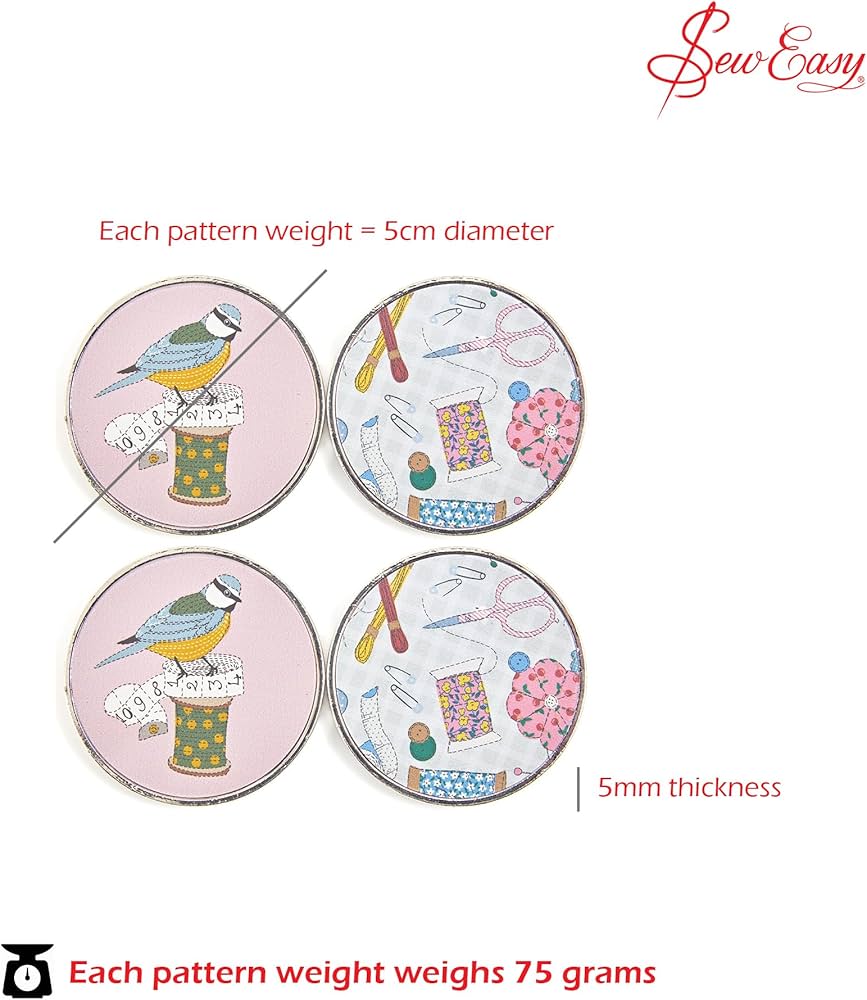 Fabric Pattern Weights 2pcs by Sew Easy - Bird Design