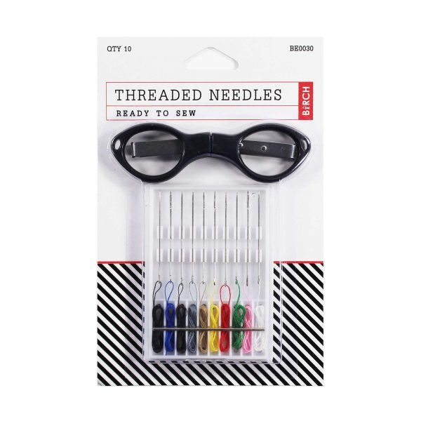 Threaded Needles - Ready to sew kit (Emergency Kit)