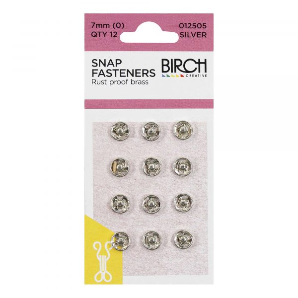 Snap Fasteners (7mm) Rust Proof Brass