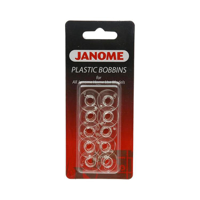 Janome Plastic Bobbins Pack of 10