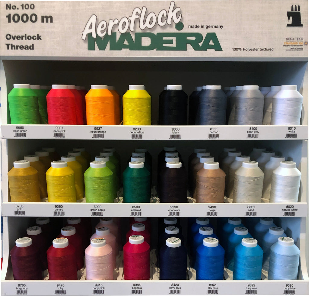 Madeira Aeroflock Fluffy Overlocker Looper Thread. 1000m 9984 - Red (Begonia) 9984 - Red (Begonia)