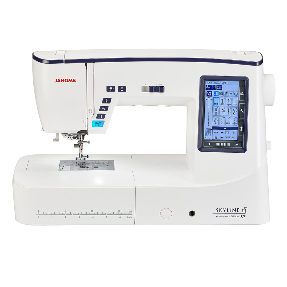 Janome Skyline S7 Advanced Sewing Machine - ANNIVERSARY EDITION