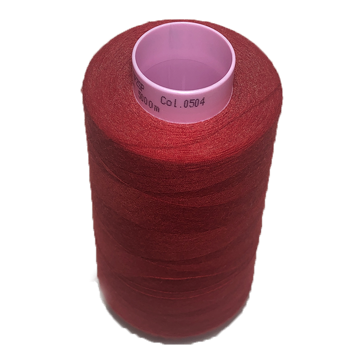 Amann SabaC Core Spun Polyester Thread - 5000m Red - 0504