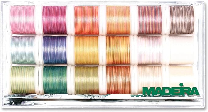 Madeira Cotona 50 Multicolour - Set of 18 Colours