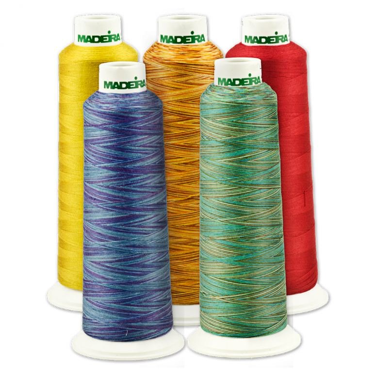 Madeira AeroQuilt Premium All Purpose Sewing Thread (Multi Colour / Variegated) - 2750m Multi Opal 9603 Multi Opal 9603