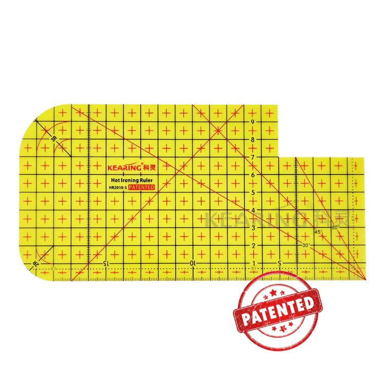 Hot Ironing Ruler by Kearing - 20 x 10cm