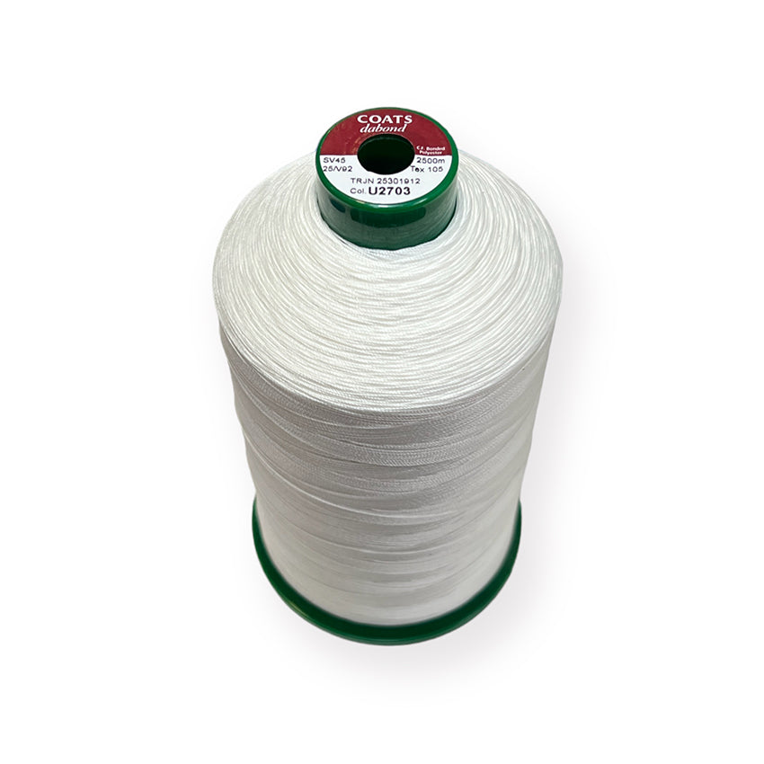 Coats Dabond V92 UV Resistant Bonded Polyester Thread. 2000m