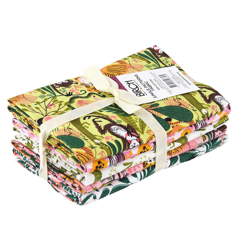 Cotton Fabric - Jungle Patterns Fat Quarter