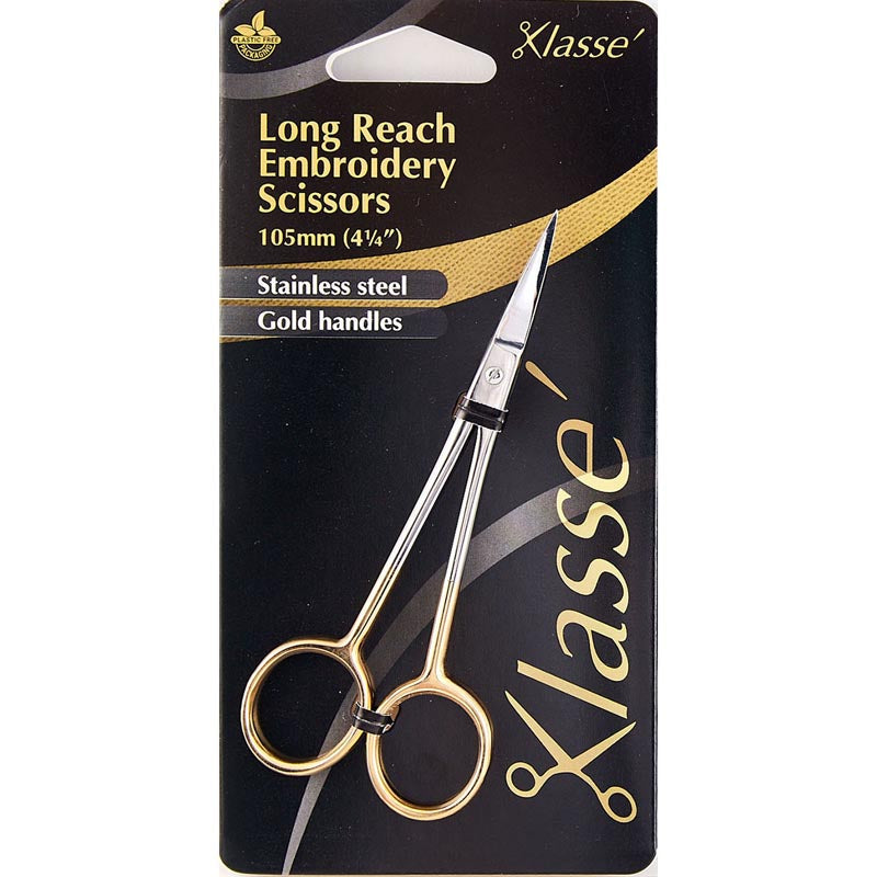 Klasse Long Reach Embroidery Scissors 4.25" (105mm)