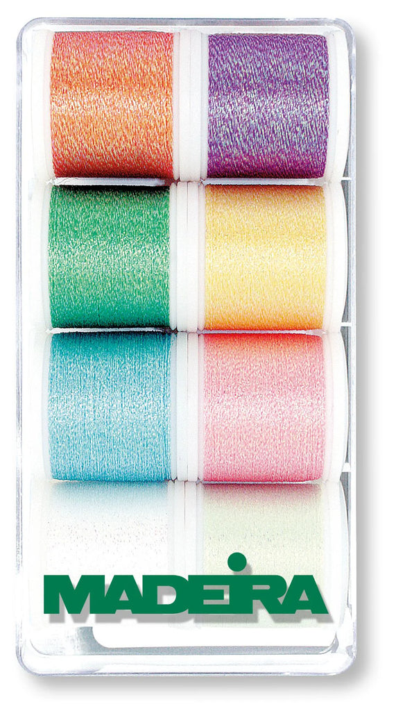 Madeira Metallic Opal Thread Set - 8 Colour Pack