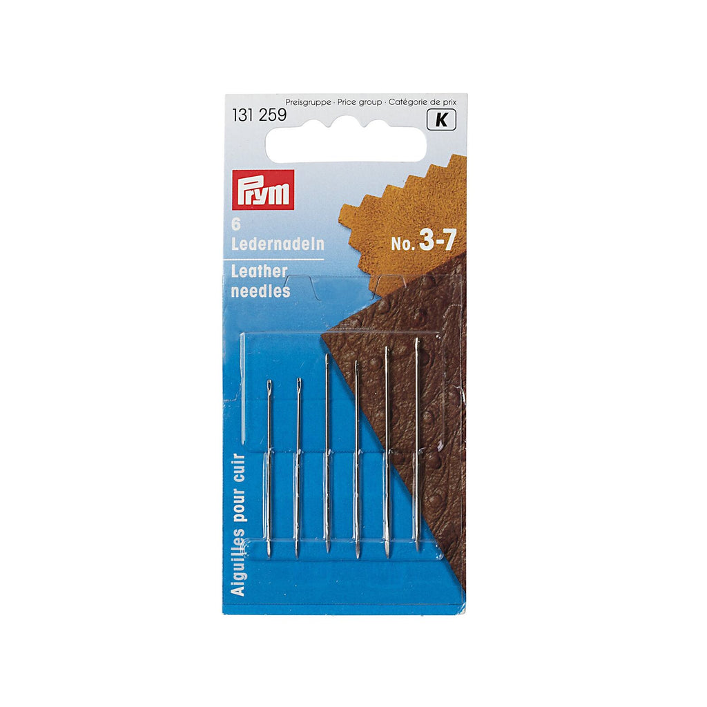 Prym Leather Needles: #3-7 Assorted